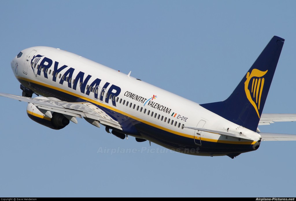 Pigūs Ryanair bilietai internetu